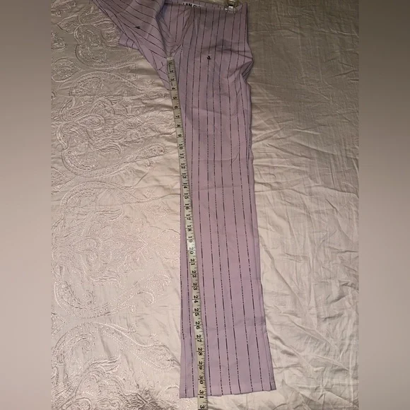 I.AM.GIA Like New pinkDominique Logo Stripe High Rise Tapered Straight leg pant